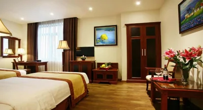 デラックスシティビュー付きダブルまたはツインルーム — Western Hanoi Hotel
