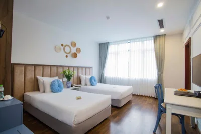 広めのダブルまたはツインルーム — Western Hanoi Hotel